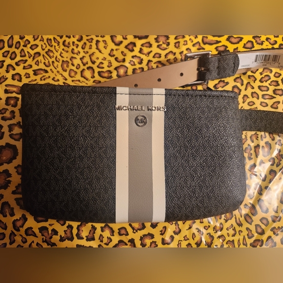 Michael Kors Black and Silver Clutch - Picture 3 of 4